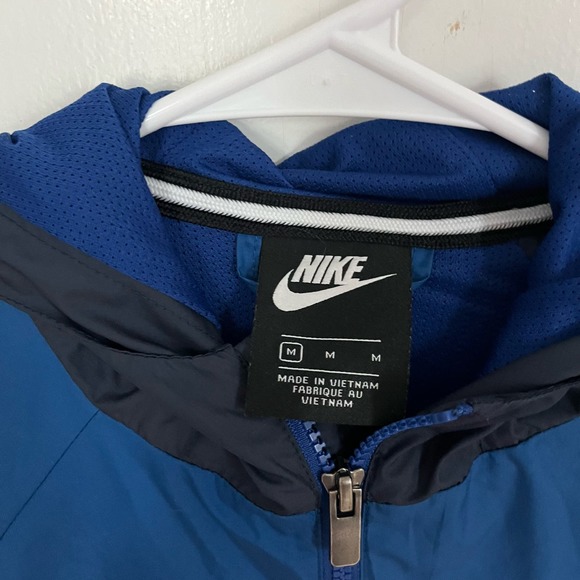 Youth Nike Blue Chelsea Full-Zip Windrunner Jacket Medium - Picture 2 of 9